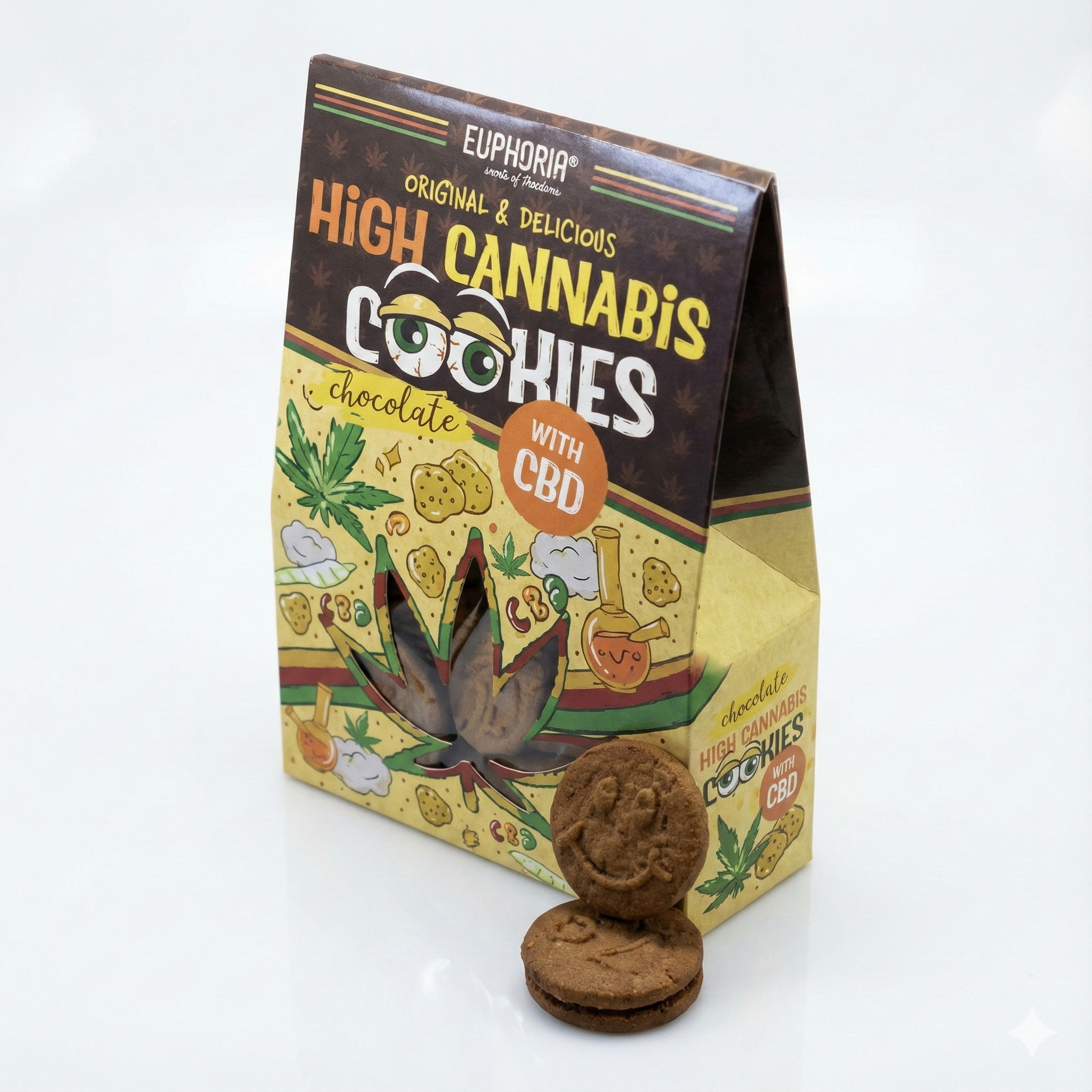 Euphoria High Cannabis Chocolate Cookies 100 g