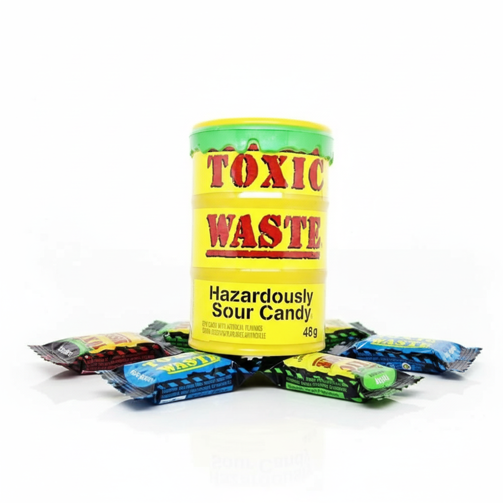 Toxic Waste Yellow Drum Sour Candies 42g