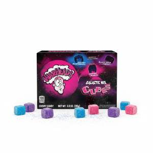 WarHeads Chewy Cubes Galactic Mix 99g - Rágós Kockák Galaktikus Mix